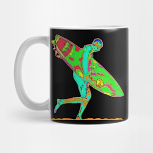 Surfer Color Man Mug